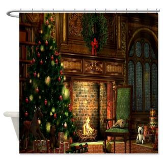  Ready for Santa Shower Curtain  Use code FREECART at Checkout