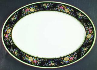 Oxford (Div of Lenox) Sutton Place 16 Oval Serving Platter, Fine China Dinnerwa