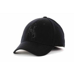 Wyoming Cowboys Top of the World NCAA Black Tonal PC Cap