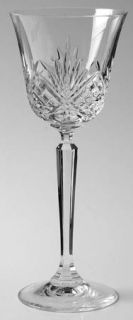 Mikasa Larchmont Wine Glass   Cut Fan,Criss Crosses