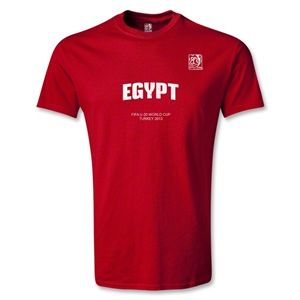 Euro 2012   FIFA U 20 World Cup 2013 Egypt T Shirt (Red)