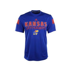 Kansas Jayhawks adidas NCAA Sideline Player Crew T Shirt