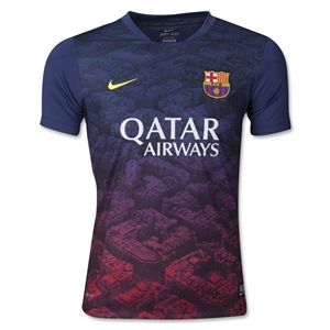 Nike Barcelona 13/14 Youth Squad Pre Match Top