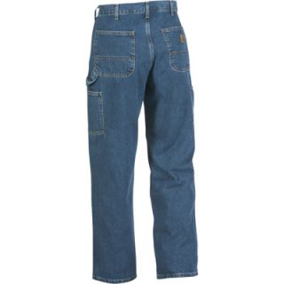 Carhartt Washed Denim Work Dungaree   Deep Stone, 28in. Waist x 34in. Inseam,