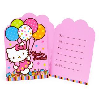 Hello Kitty Balloon Dreams Invitations