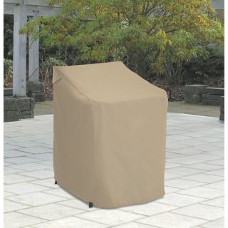 Classic Accessories Patio Stackable Chairs Cover   Tan, Model 58972