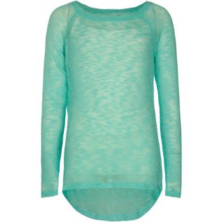 Girls Essential Hachi Knit Tunic Sweater Green In Sizes X Large, Smal