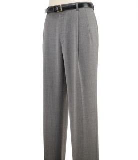 Executive Patterned Wool Pleated Trousers  Sizes 44 48 JoS. A. Bank
