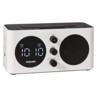 Philips Alarm Clock with Bluetooth   White