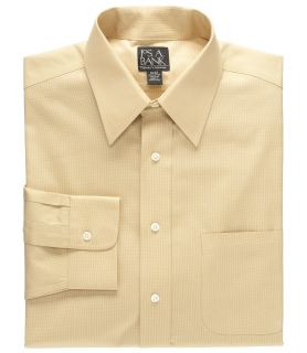 Traveler Pinpoint Microcheck Point Collar Dress Shirt Big or Tall JoS. A. Bank