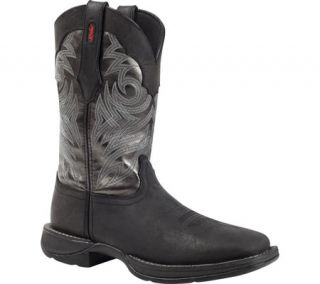 Mens Durango Boot DB014 12 Pull On Western   Black/Grey Boots