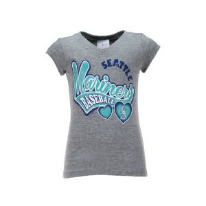 Seattle Mariners 5th and Ocean MLB Girls Love Glitter T Shirt