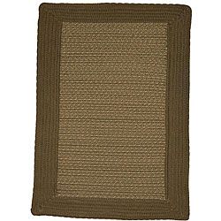 Donegal Indoor/ Outdoor Olive Braided Rug (26 X 42)