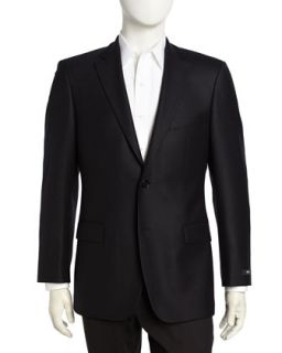 Pasolini Wool Twill Sport Coat, Black