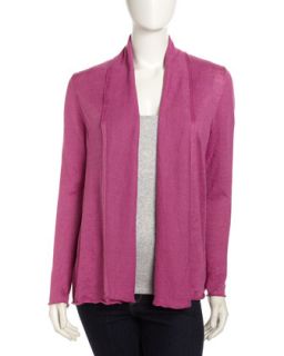Open Front Knit Jacket, Blossom