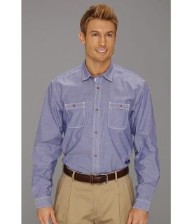 Scott James Finn 13 L/S Shirt Mens Long Sleeve Button Up (Blue)