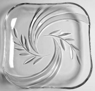 Mikasa Willow Leaf 13 Square Platter   Leaves & Swirls,Clear,Square