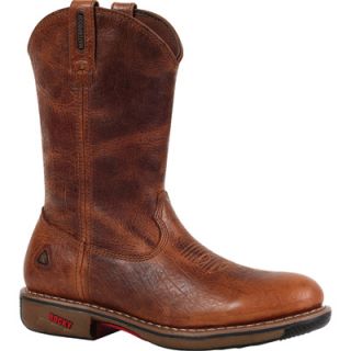 Rocky Ride 11In. Waterproof Western Boot   Palomino, Size 13, Model# 4181