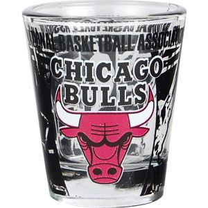 Chicago Bulls 3D Wrap Color Collector Glass