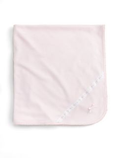 Royal Baby Infants Dot and Ribbon Receiving Blanket/Pink   Pink