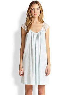 Cottonista Sleeveless Short Gown   Light Blue