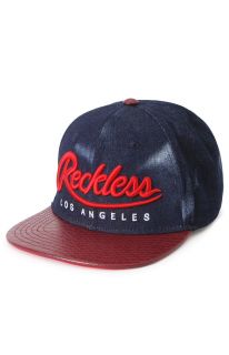 Mens Young & Reckless Backpack   Young & Reckless Script R Denim Snapback Hat