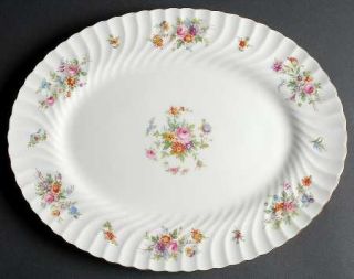 Minton Marlow (Older,Globe Backstamp) 15 Oval Serving Platter, Fine China Dinne