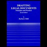 Drafting Legal Documents  Principles and Practice
