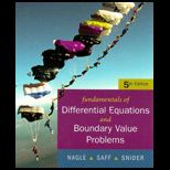 Fundamentals of Differential Equations with Boundary Value Problems   With CD (321x)