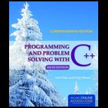 Programming And Problem Solving With C++ Text Only