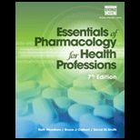 Essentials of Pharmacology for Health Occupations   S. G.