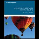 Clinical Experiences in Counseling