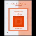 Harmony in Context   Workbook and Anthology