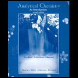 Analytical Chemistry  An Introduction   Student Solutions Manual