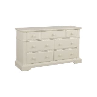 Muniré Furniture Sussex 7 Drawer Dresser   Vanilla