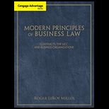 Cengage Advantage Books  Modern Principles of Business Law