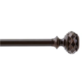 UMBRA Textura Curtain Rod, Darjeeling Bronze