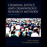 Criminal Justice and Criminology Research Methods