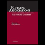 Business Associations  13 Statutes and Rules