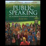 Public Speaking  Audience Centered Approach