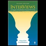 InterViews Learning the Craft of Qualitative Research Interviewing