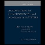 Accounting for Governmental and Non Profit Entities With Update
