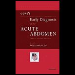 Copes Early Diagnosis of Acute Abdomen