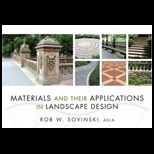 Materials and Their Applications in Landscape