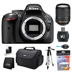 Nikon D5200 DX Format Digital SLR Camera Body 18 140mm Lens Kit