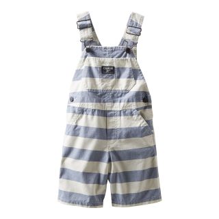 Oshkosh Bgosh Striped Shortalls   Boys 3m 24m, Blue, Blue