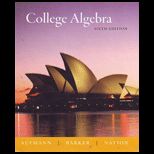 College Algebra   With Student solution guide and Solutions Man.