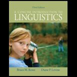Concise Introduction to Linguistics (Loose)