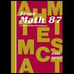 Saxon Math 8/7 Student Edition 2004
