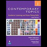 Contemporary Topics 1 Audio CD Package